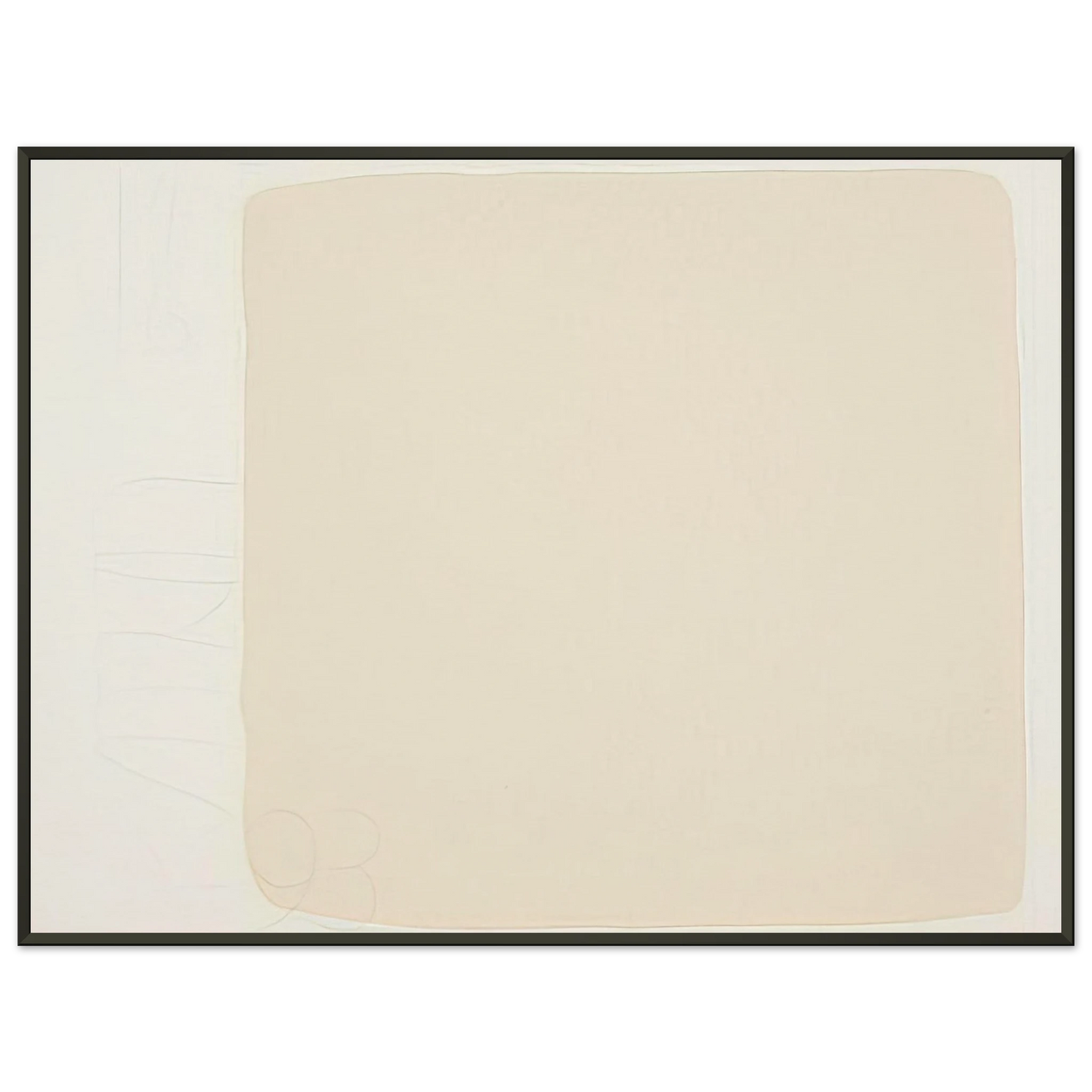 Robert Ryman Untitled from BAM III Framed Art Print - Aluminum Frame - 70x100 cm / 28x40 inches