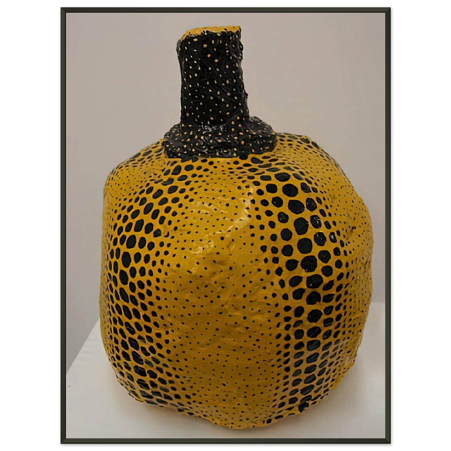 Yayoi Kusama PUMPKIN 1983 Framed Art Print - Aluminum Frame - 40x50 cm / 16x20 inches