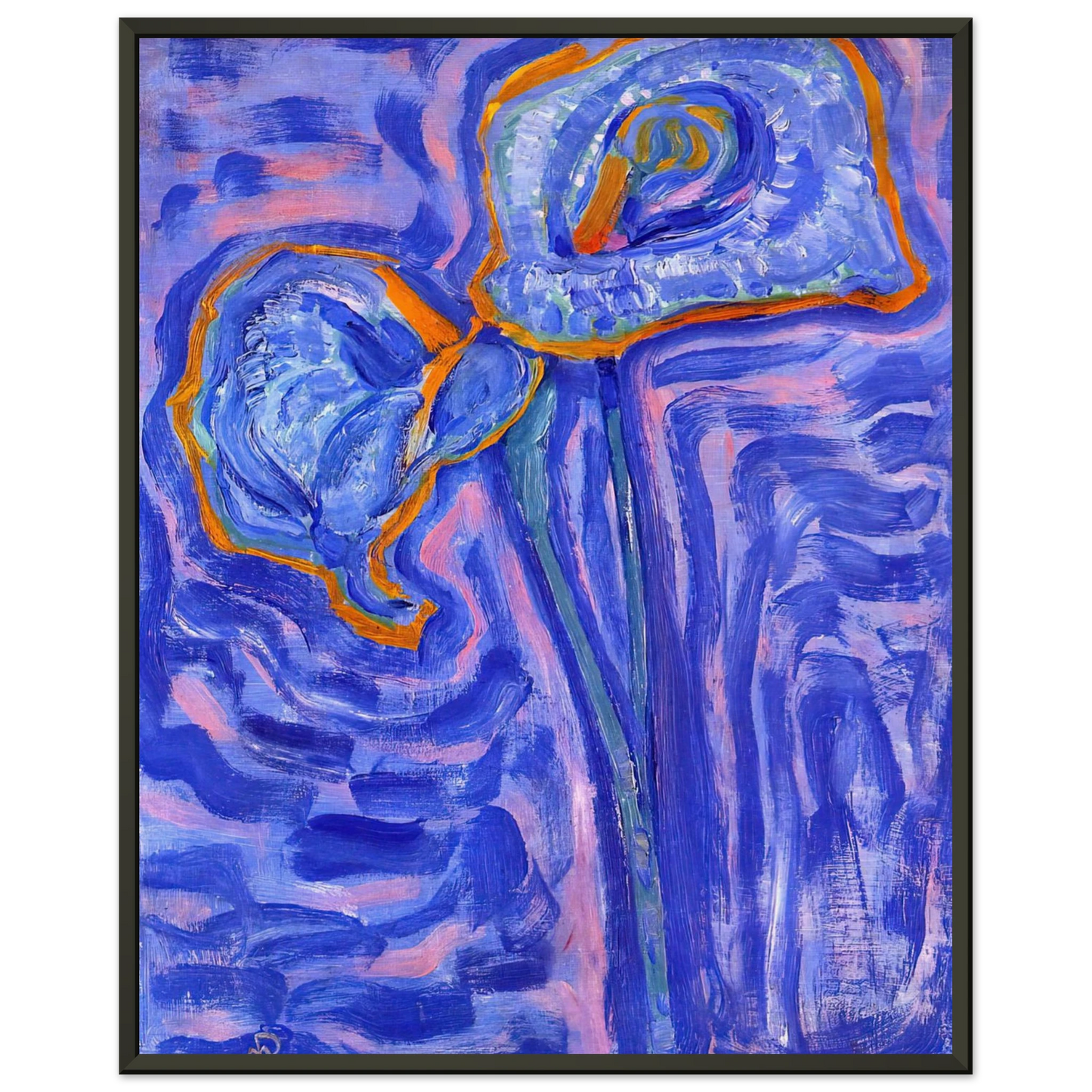 Piet Mondrian  Sun Framed Art Print  - Aluminum Frame - 60x80 cm / 24x32 inches