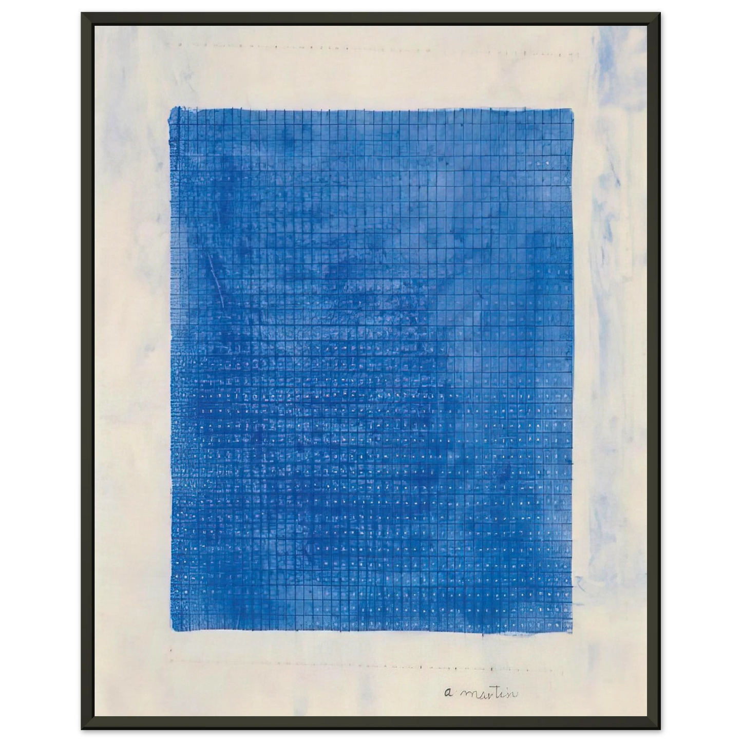 Agnes Martin Stars Framed Art Print - Aluminum Frame - 60x80 cm / 24x32 inches