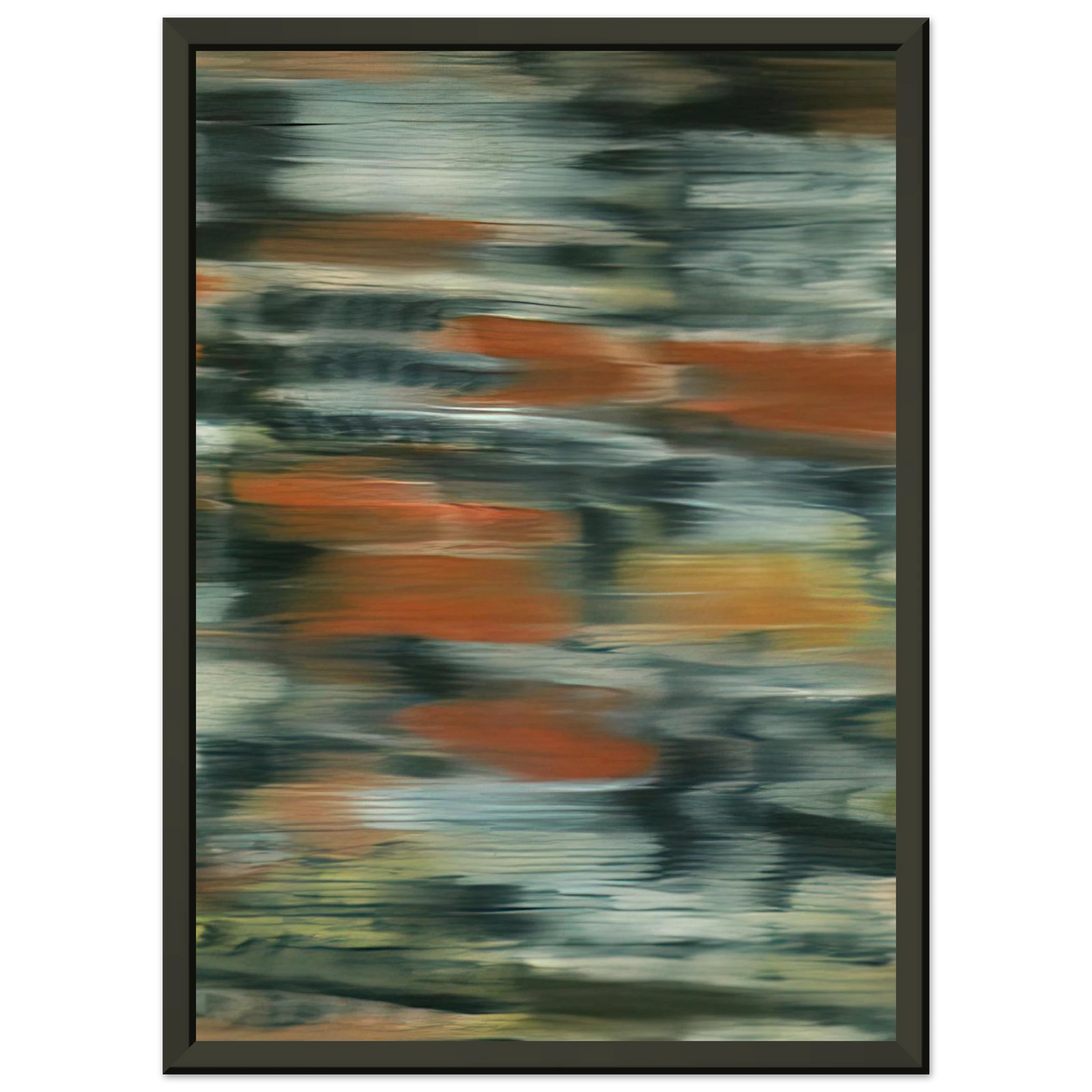 Gerhard Richter TOWNSCAPE PX 1968 Framed Art Print - Aluminum Frame - 70x100 cm / 28x40 inches