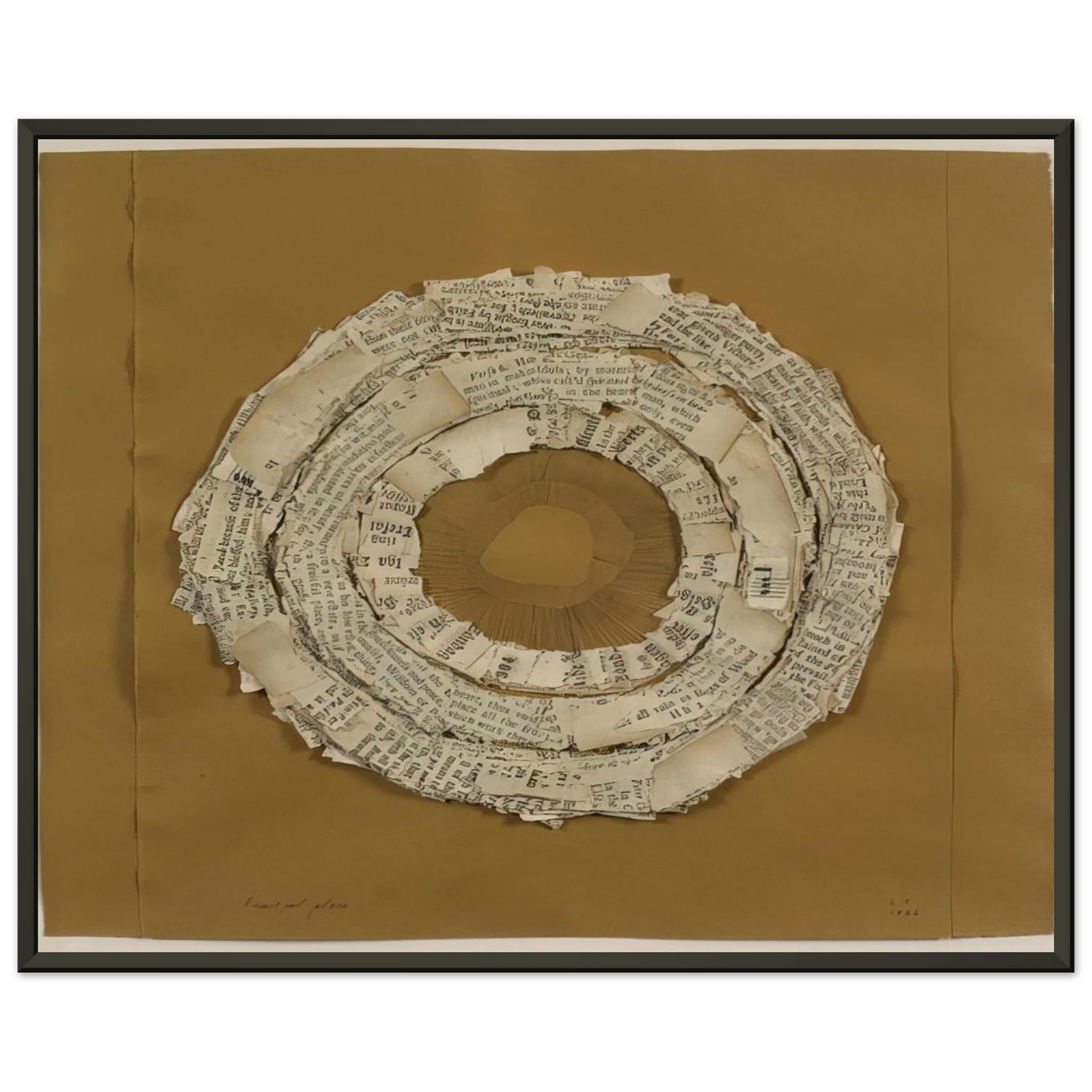 Lenore Tawney FRUITFUL PLACE 1966 Framed Art Print - Aluminum Frame - 40x50 cm / 16x20 inches