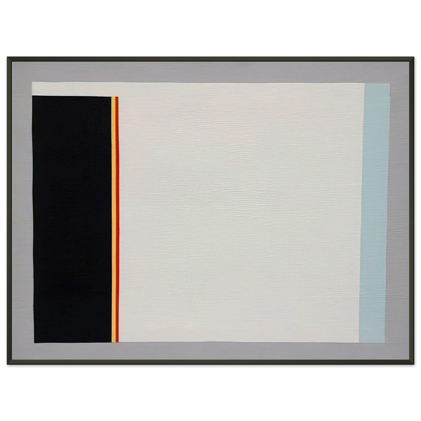 Gene Davis Untitled 1983 Framed Art Print - Aluminum Frame - 70x100 cm / 28x40 inches