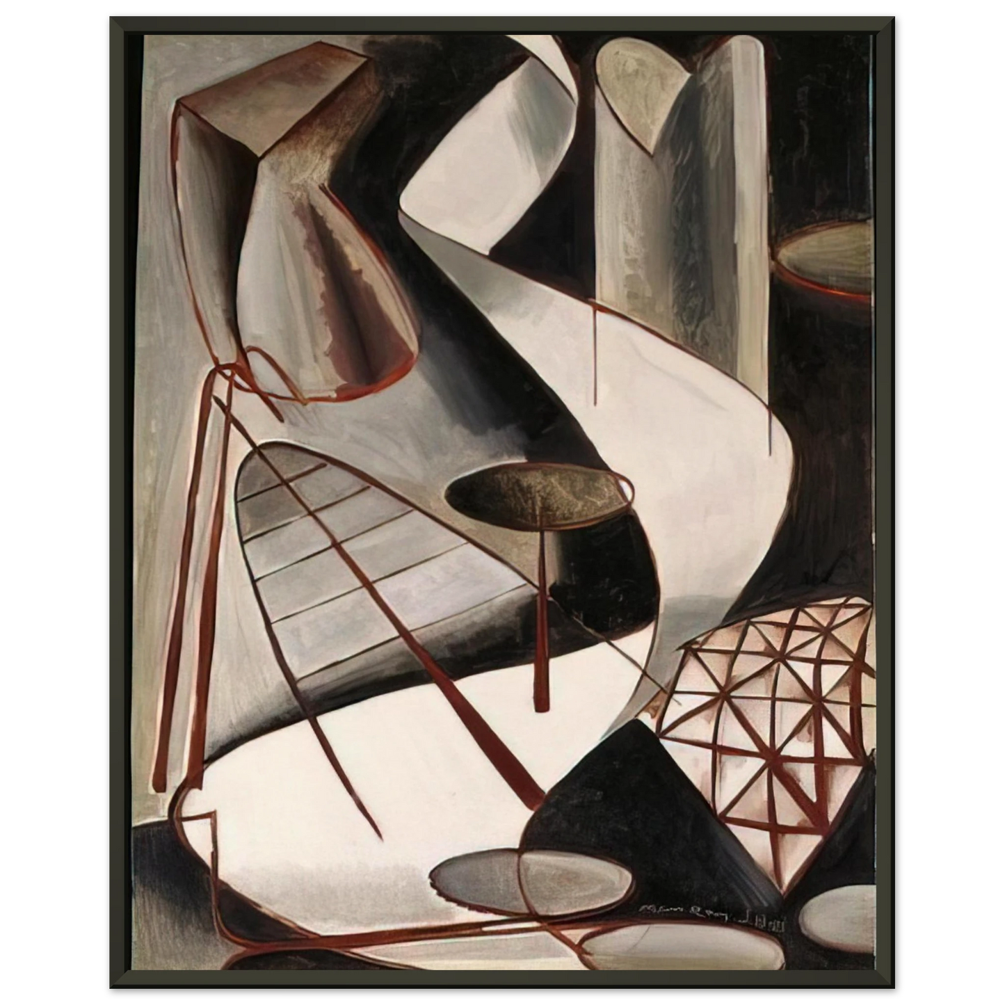 Man Ray RETURN TO REASON Framed Art Print - Aluminum Frame - 70x100 cm / 28x40 inches