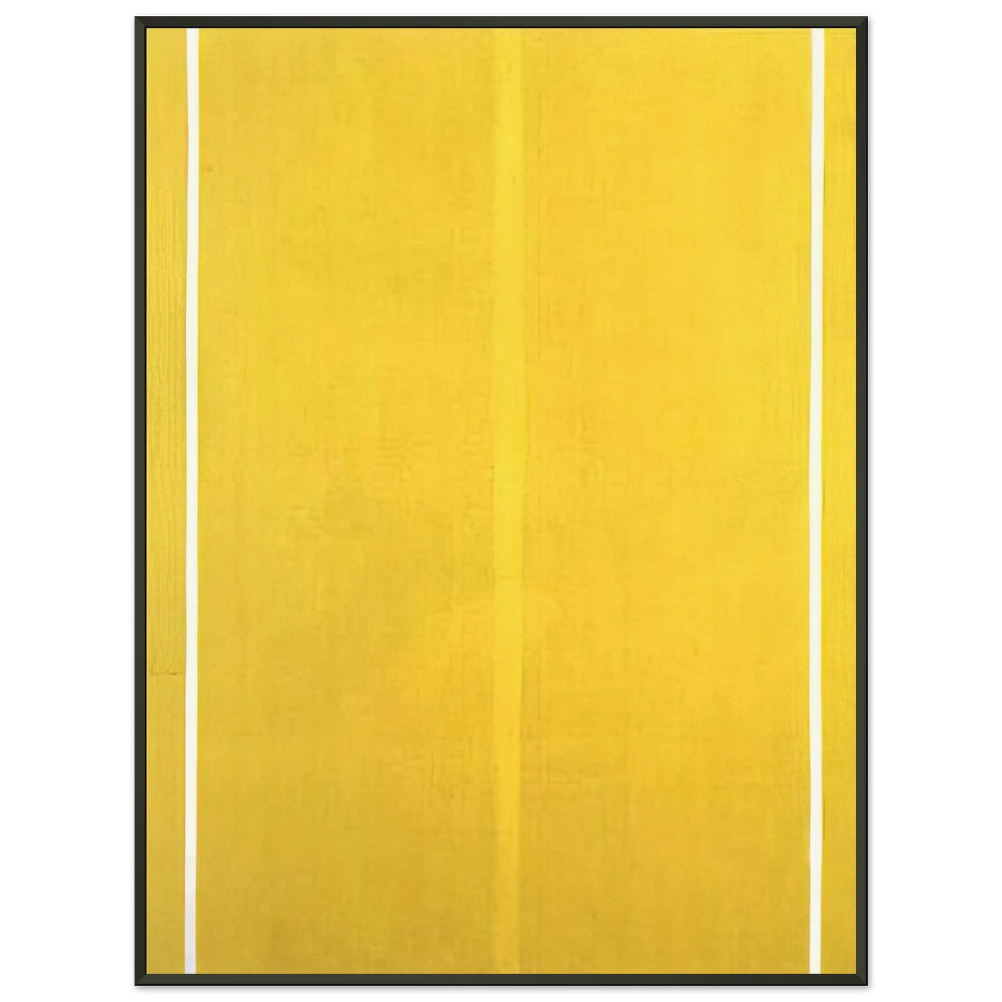 Barnett Newman Yellow Painting Framed Art Print - Aluminum Frame - 40x50 cm / 16x20 inches