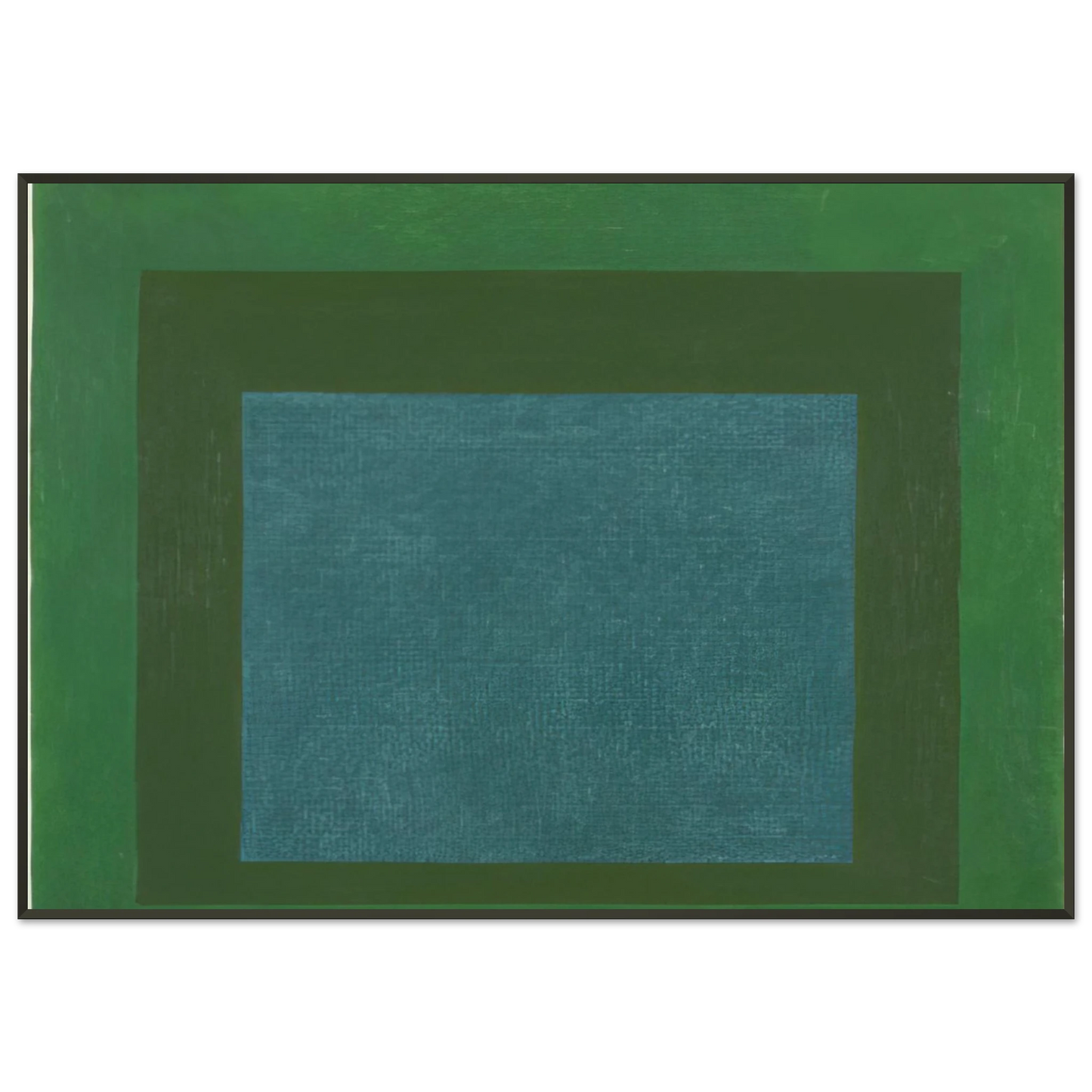 Josef Albers HOMAGE TO THE SQUARE 1963 Framed Art Print - Aluminum Frame - 21x29.7 cm / 8x12"