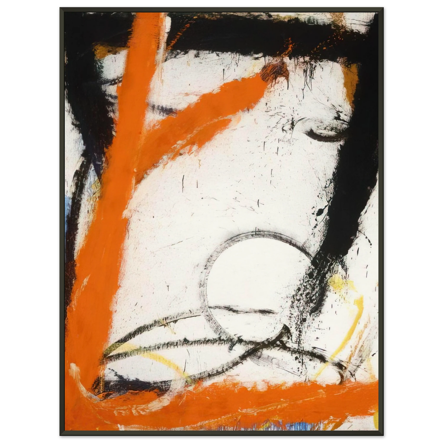 Norman Bluhm Waterloo 1965 Framed Art Print - Aluminum Frame - 60x80 cm / 24x32 inches