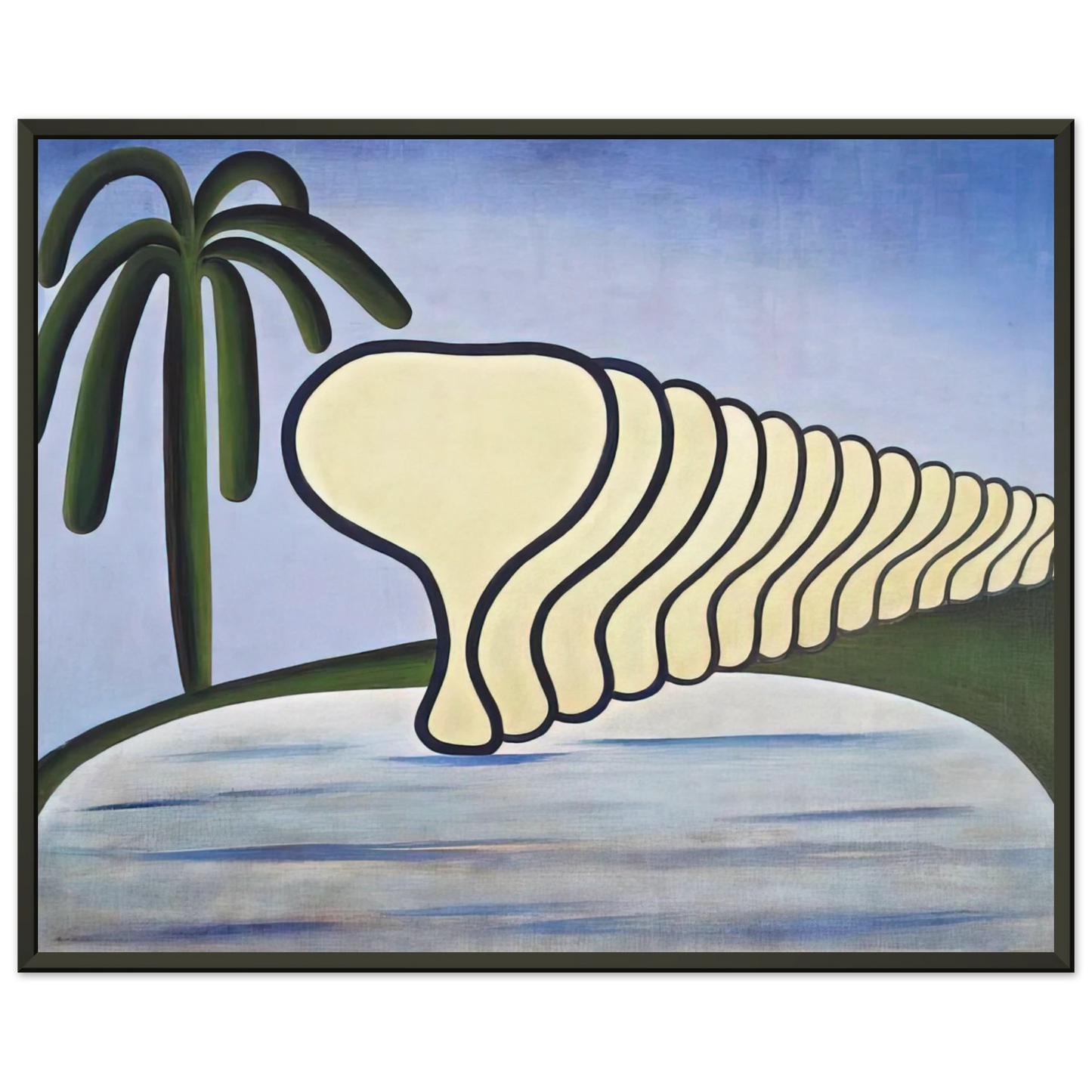 Tarsila do Amaral Sleep Framed Art Print - Aluminum Frame - 70x100 cm / 28x40 inches