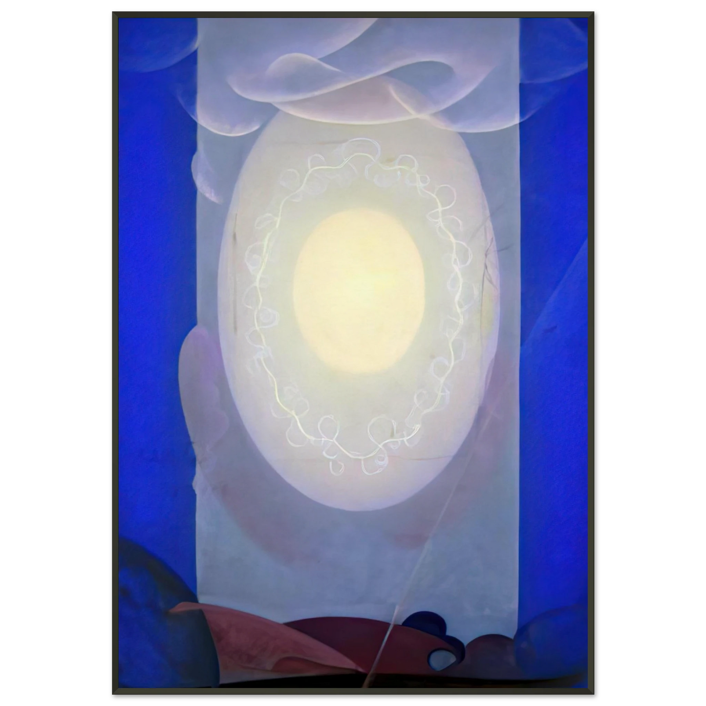Agnes Lawrence Pelton Light Center 1961 Framed Art Print - Aluminum Frame - 21x29.7 cm / 8x12"