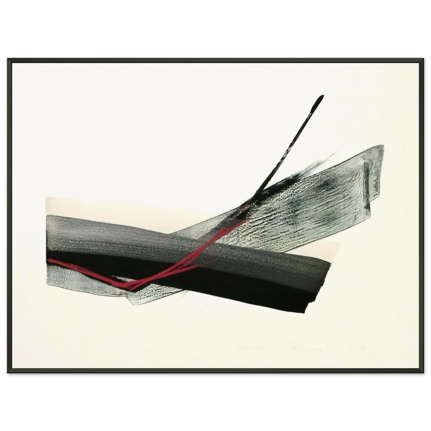 Toko Shinoda Gratitude Abstract Expressionism Framed Art Print - Aluminum Frame - 60x80 cm / 24x32 inches