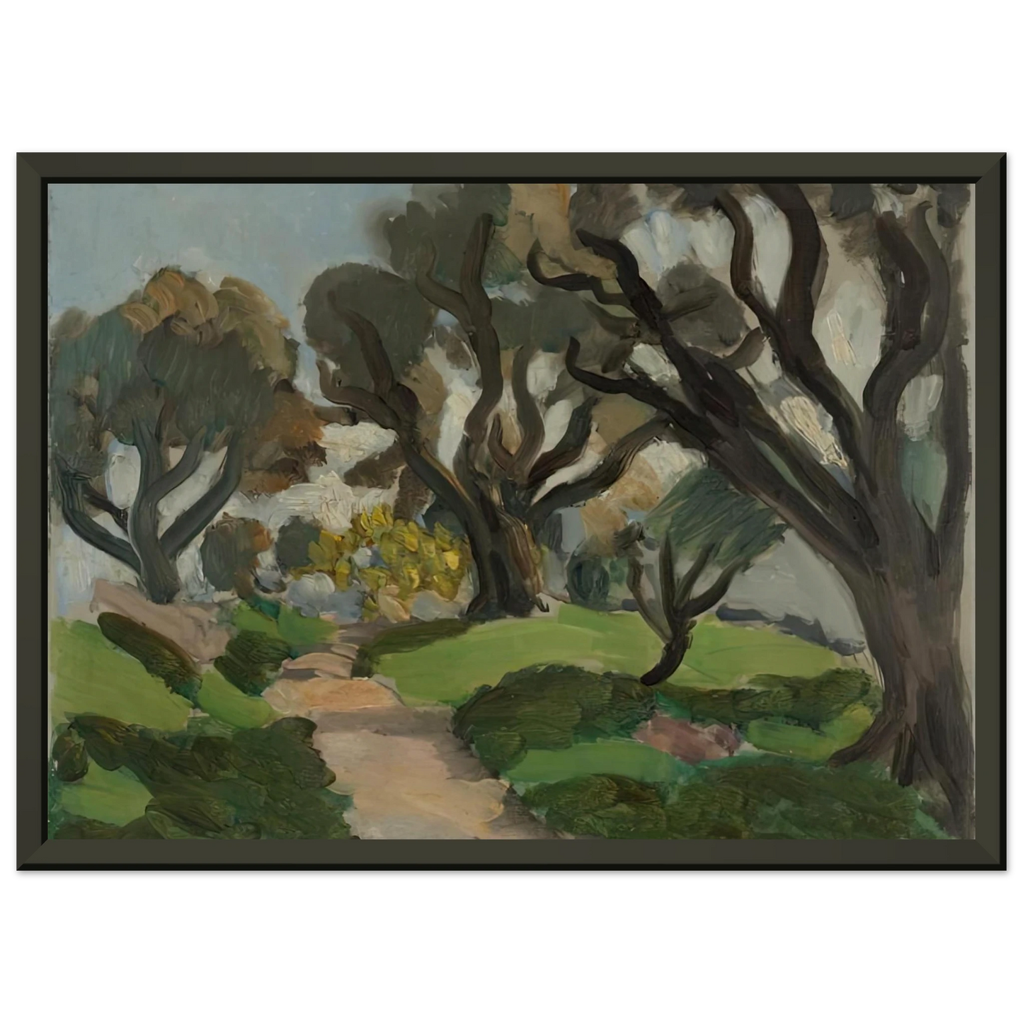 Henri Matisse LANDSCAPE 1918 Framed Art Print - Aluminum Frame - 70x100 cm / 28x40 inches