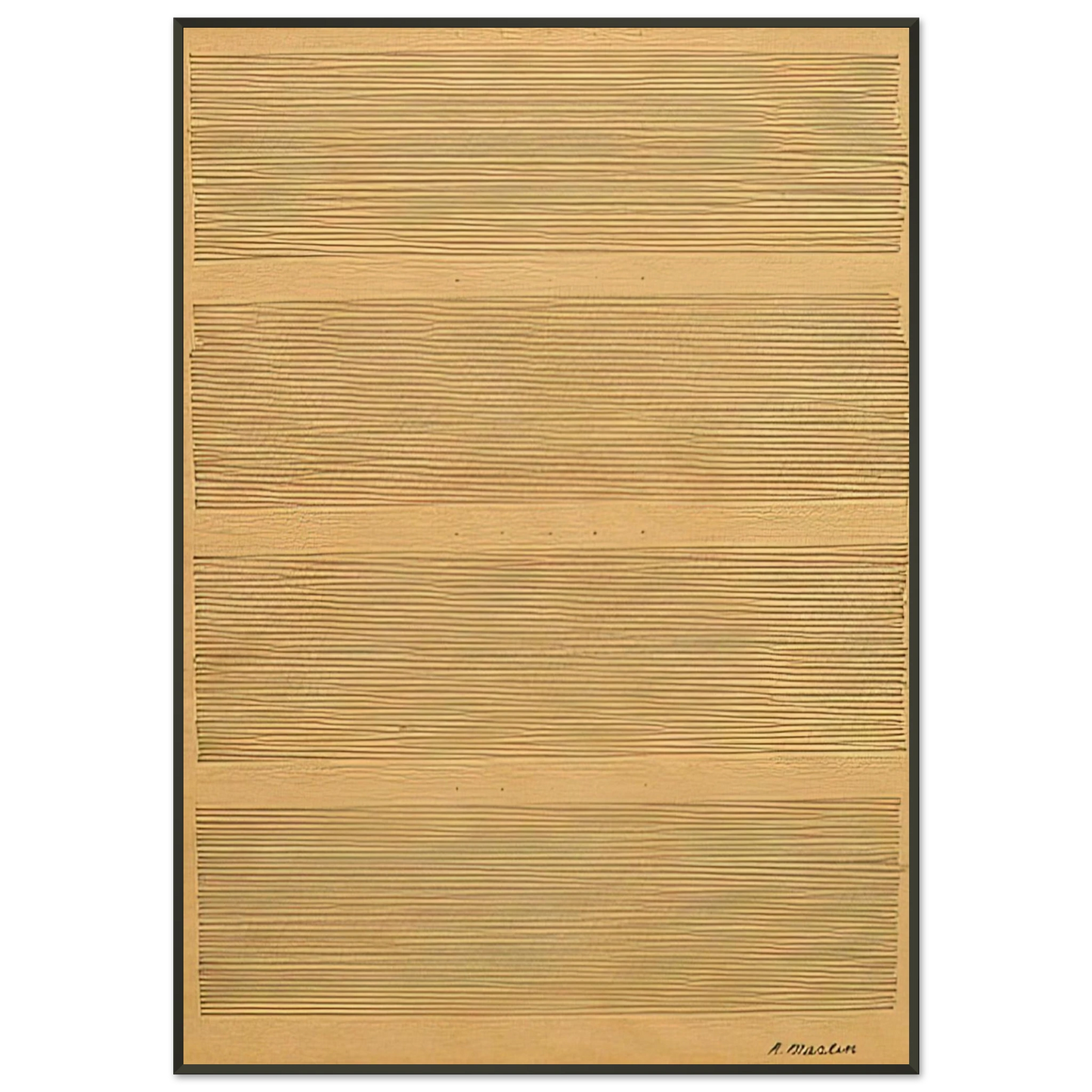 Agnes Martin Morning Star Framed Art Print - Aluminum Frame - 21x29.7 cm / 8x12"