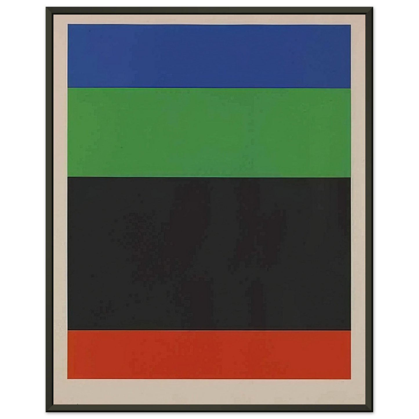 Ellsworth Kelly BlueGreenBlackRed Framed Art Print - Aluminum Frame - 70x100 cm / 28x40 inches