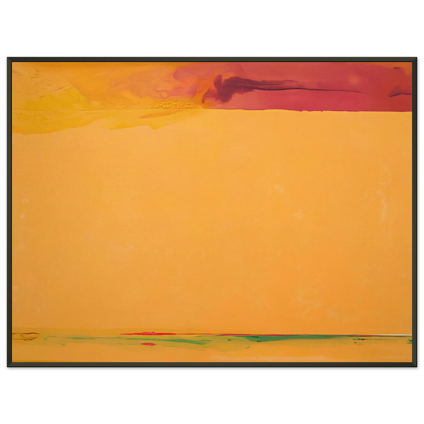 Helen Frankenthaler Southern Exposure 2005 Framed Art Print - Aluminum Frame - 40x50 cm / 16x20 inches