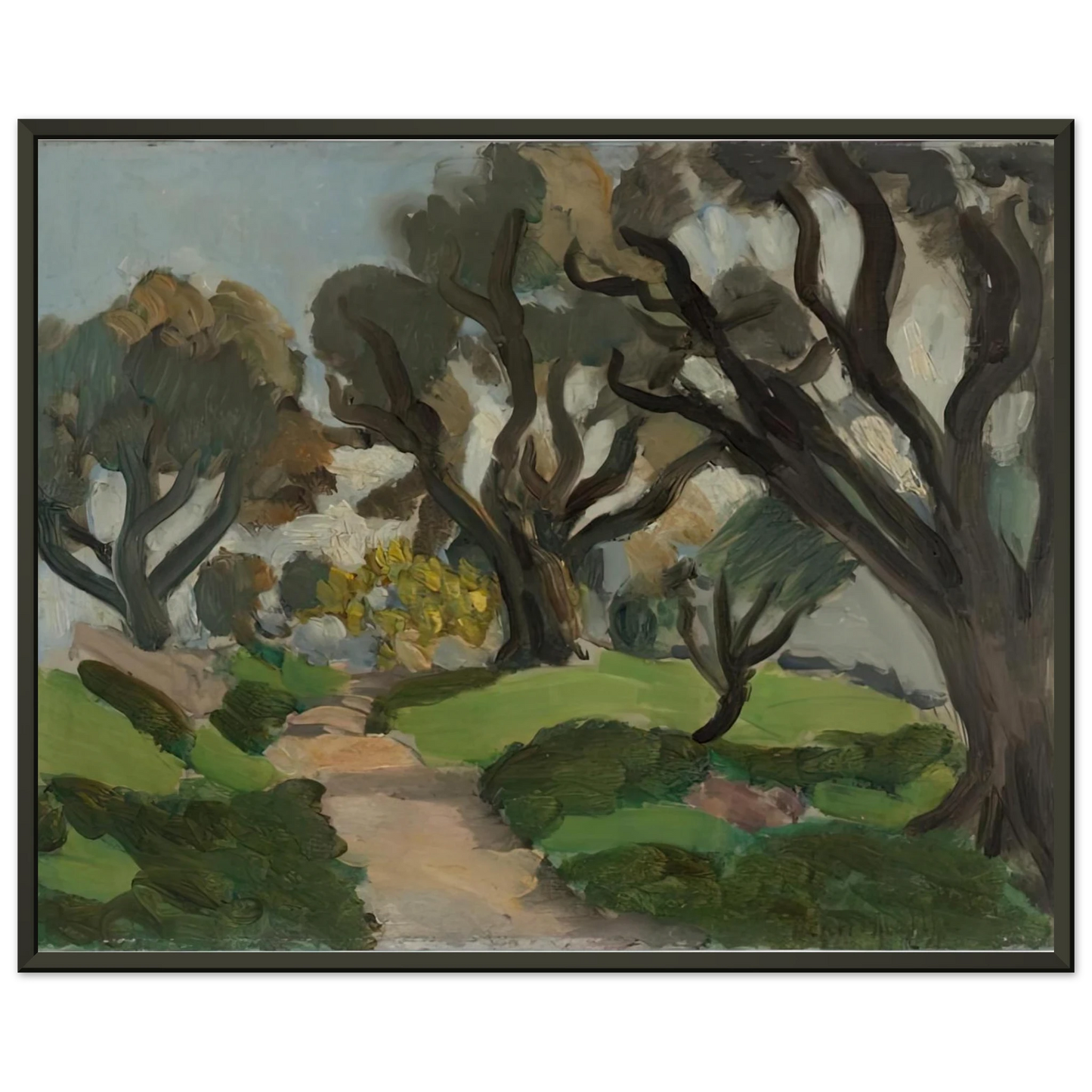Henri Matisse LANDSCAPE 1918 Framed Art Print - Aluminum Frame - 40x50 cm / 16x20 inches