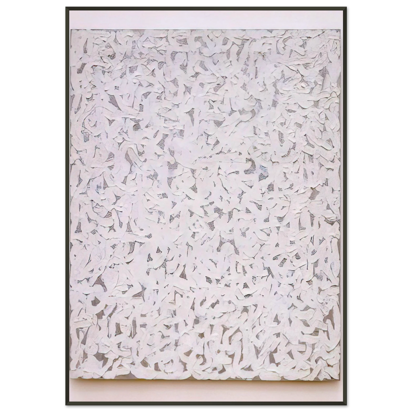 Robert Ryman Points Framed Art Print - Aluminum Frame - 21x29.7 cm / 8x12"