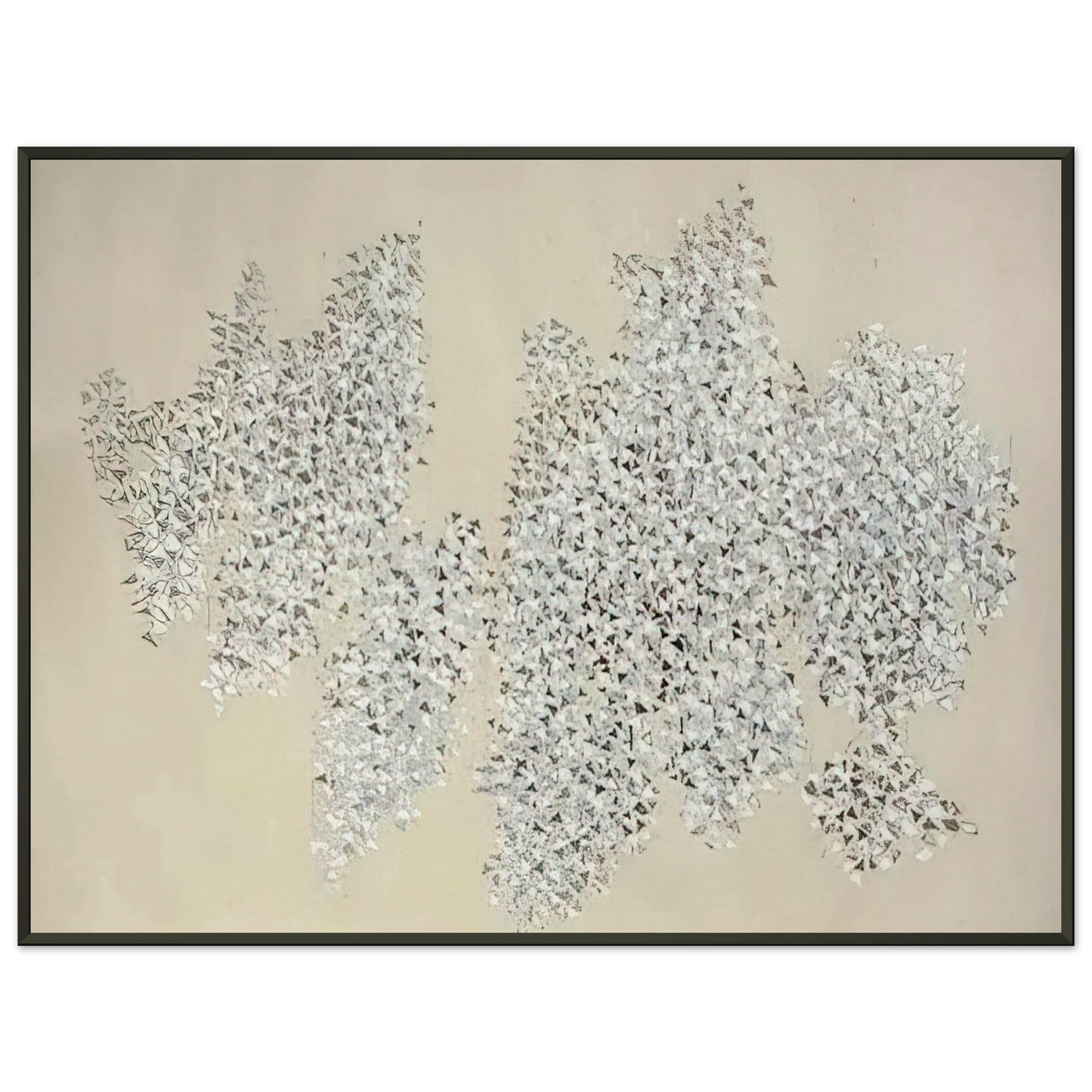 Robert Goodnough Shapes Movement H 1984 Framed Art Print - Aluminum Frame - 60x80 cm / 24x32 inches