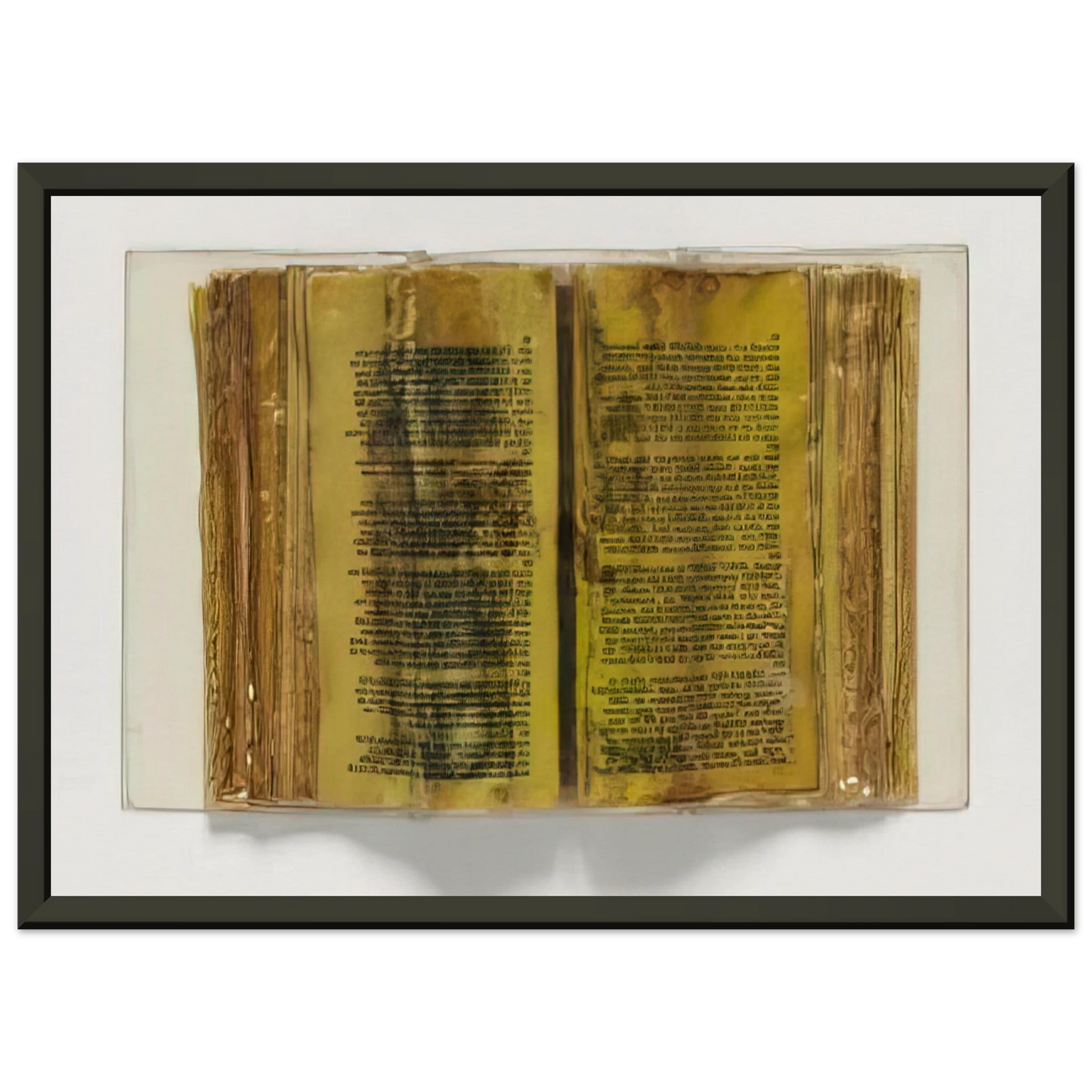 Dieter Roth Poemetrie 1970 Framed Art Print - Aluminum Frame - 60x80 cm / 24x32 inches