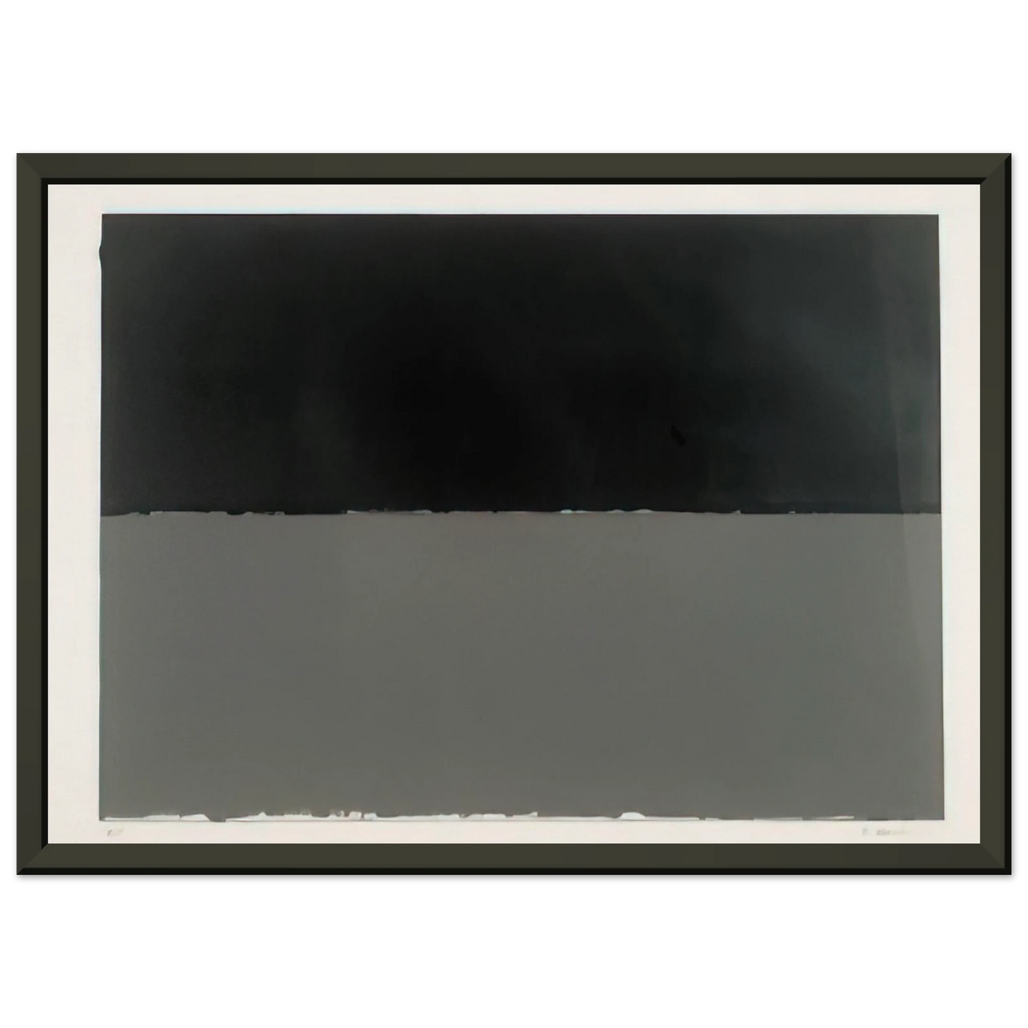Brice Marden Gulf from New York Ten Lewison 16 Minimalism Framed Art Print - Aluminum Frame - 60x80 cm / 24x32 inches