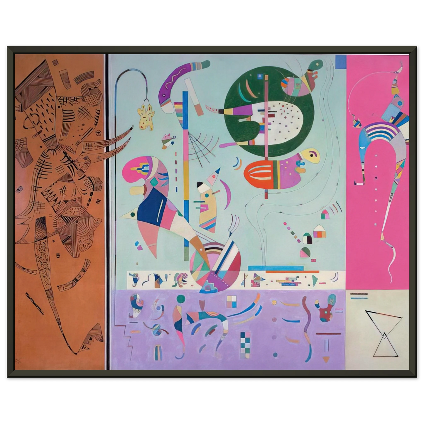 Wassily Kandinsky VARIOUS PARTS 1940 Framed Art Print - Aluminum Frame - 60x80 cm / 24x32 inches