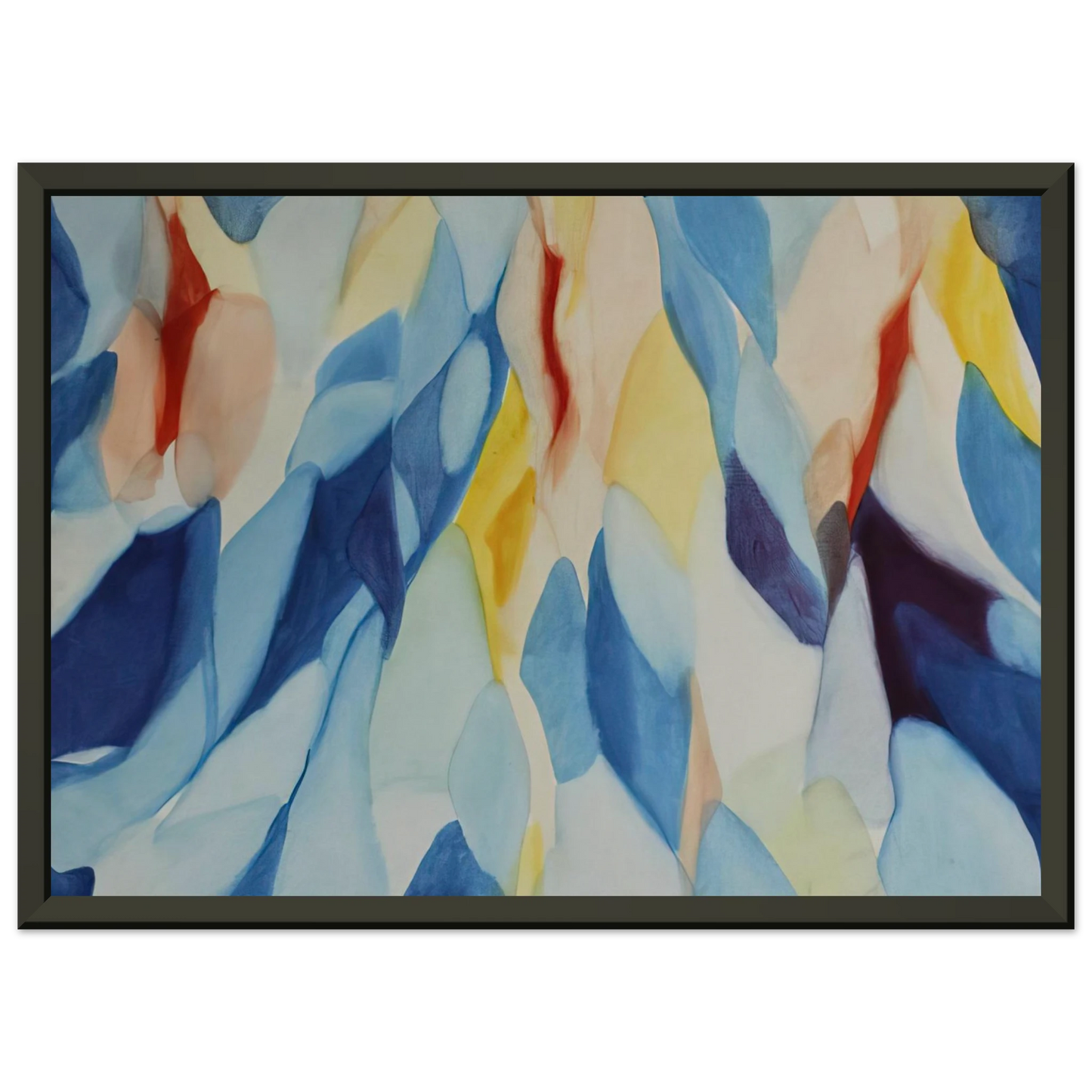 Alice Baber The Way of the Wind Framed Art Print - Aluminum Frame - 40x50 cm / 16x20 inches