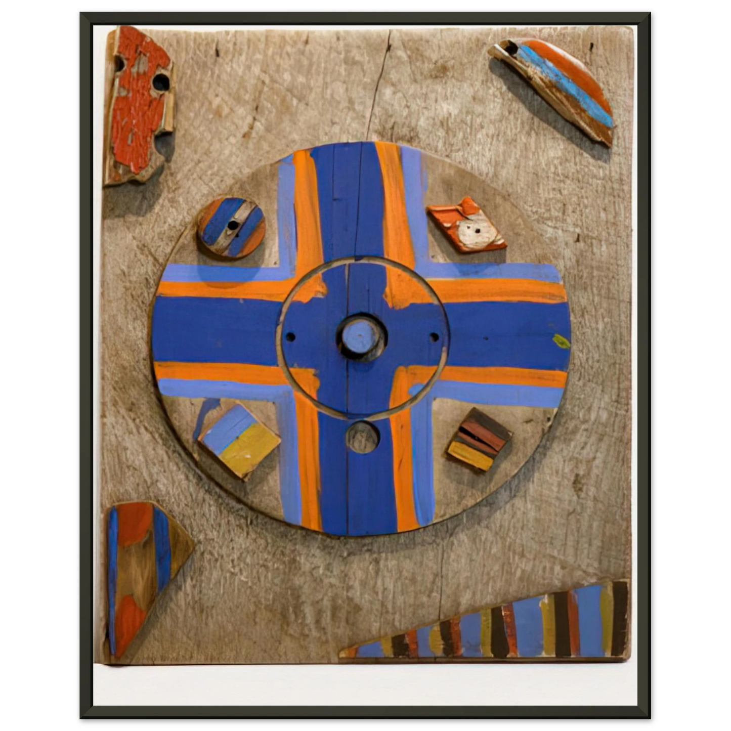Betty Parsons Eye of the Cross 1976 Framed Art Print - Aluminum Frame - 70x100 cm / 28x40 inches
