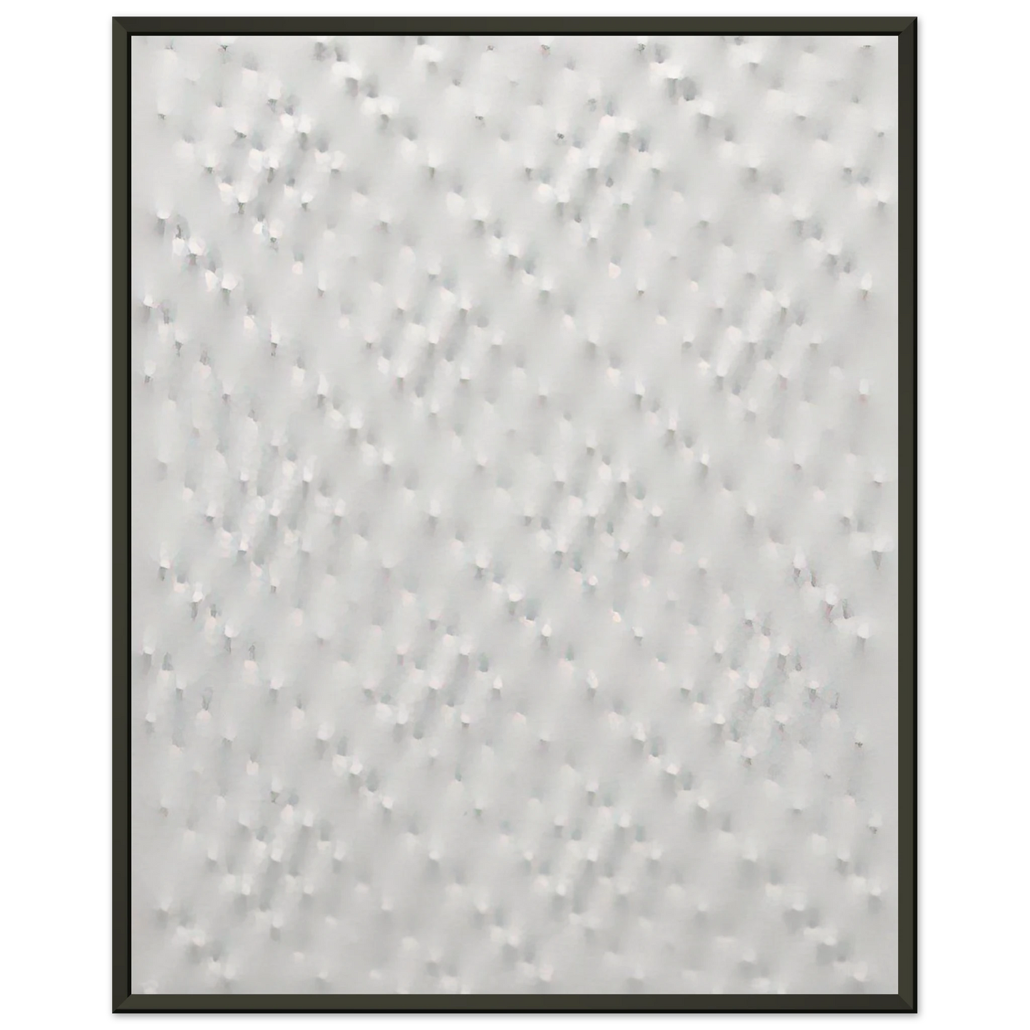 Enrico Castellani Superficie bianca 2005 Framed Art Print - Aluminum Frame - 70x100 cm / 28x40 inches