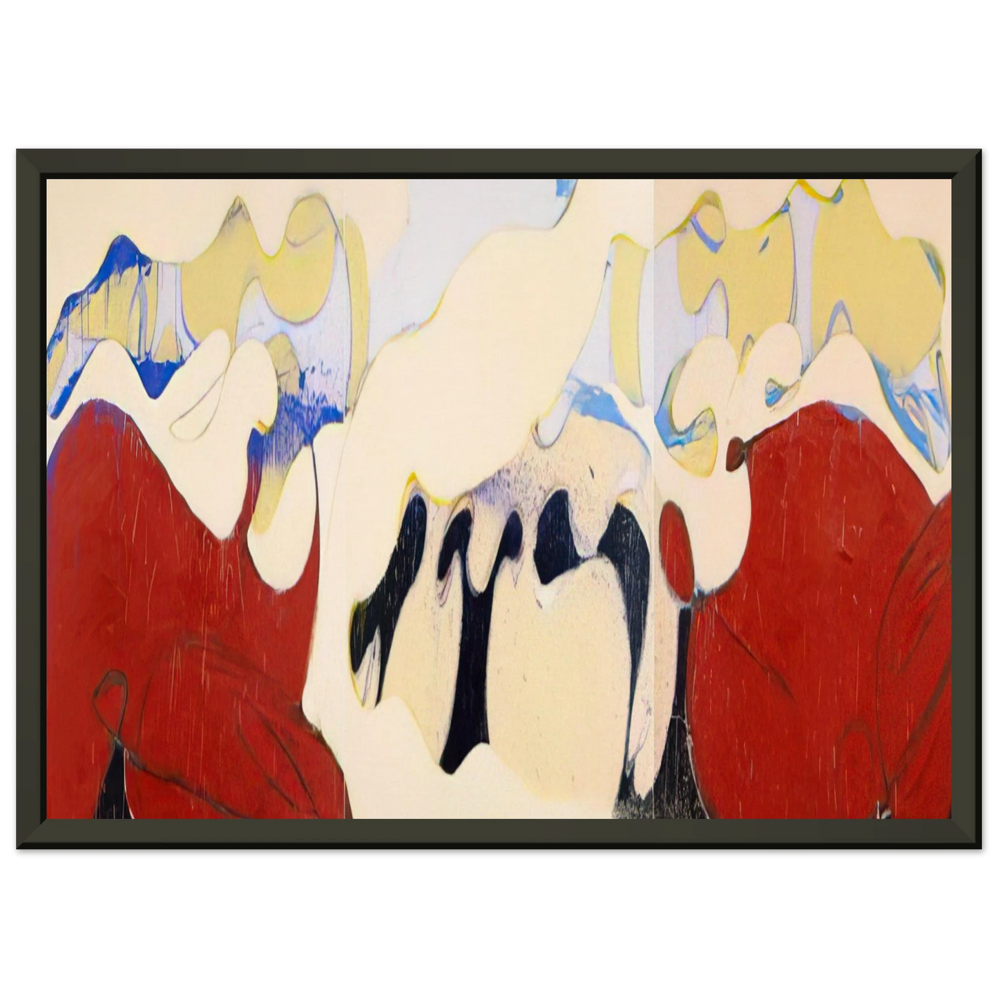 Norman Bluhm Coney Island Beauty 1974 Framed Art Print - Aluminum Frame - 40x50 cm / 16x20 inches