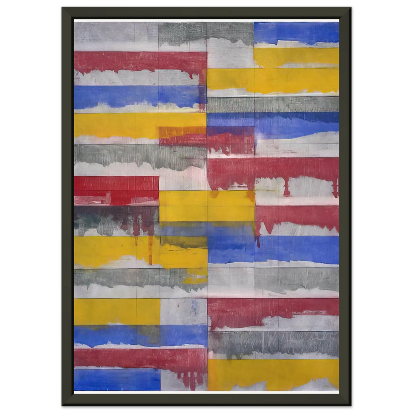 Brice Marden Window Study 3 1985 Framed Art Print - Aluminum Frame - 40x50 cm / 16x20 inches
