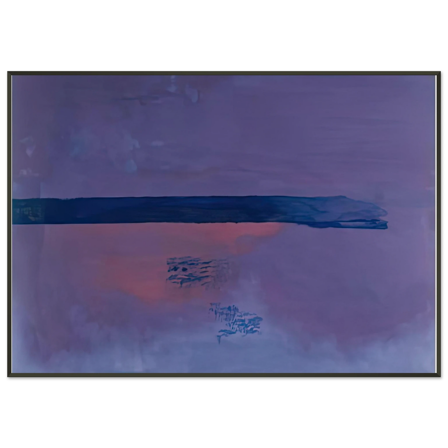 Helen Frankenthaler Ebbing 2002 Framed Art Print - Aluminum Frame - 21x29.7 cm / 8x12"