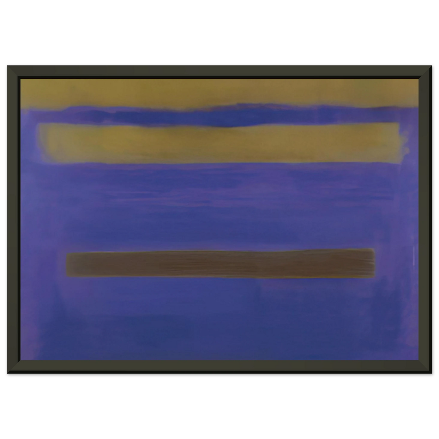 Esteban Vicente UNTITLED 1980 1 Framed Art Print - Aluminum Frame - 70x100 cm / 28x40 inches