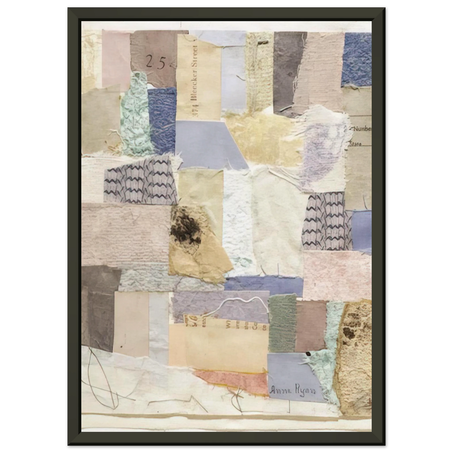 Anne Ryan Number 334 Abstract Expressionism Framed Art Print - Aluminum Frame - 40x50 cm / 16x20 inches