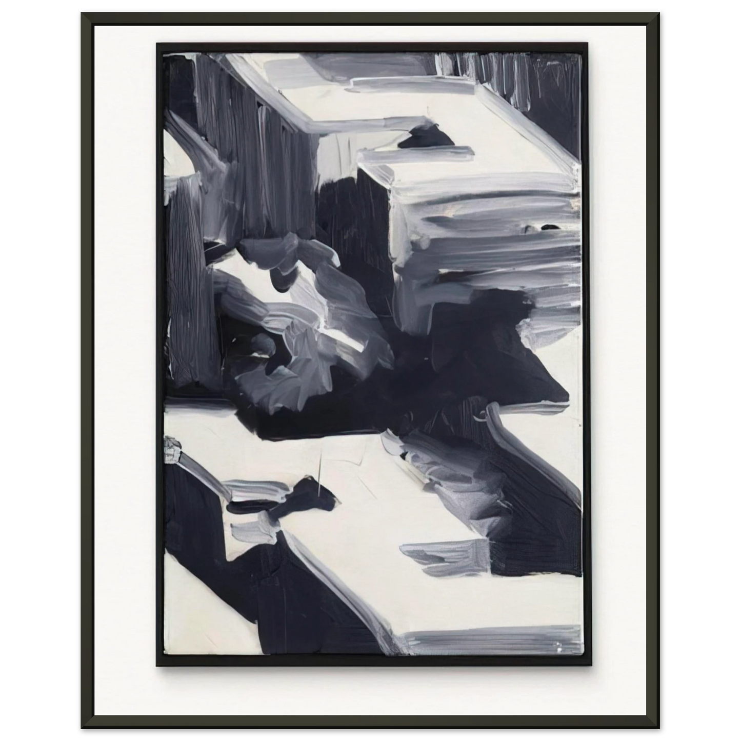 Gerhard Richter TOWNSCAPE 1968 1 Framed Art Print - Aluminum Frame - 70x100 cm / 28x40 inches