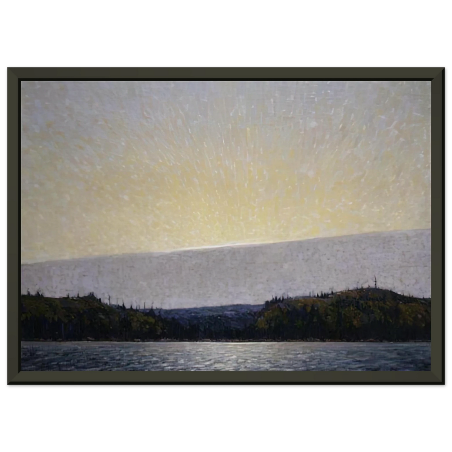 Tom Thomson MORNING CLOUD 1913 Framed Art Print - Aluminum Frame - 70x100 cm / 28x40 inches