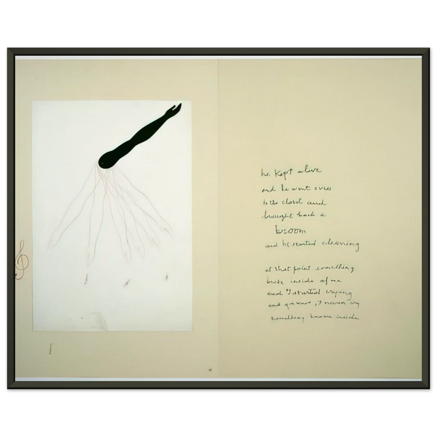 Louise Bourgeois SUBLIMATION 2002 Framed Art Print - Aluminum Frame - 70x100 cm / 28x40 inches
