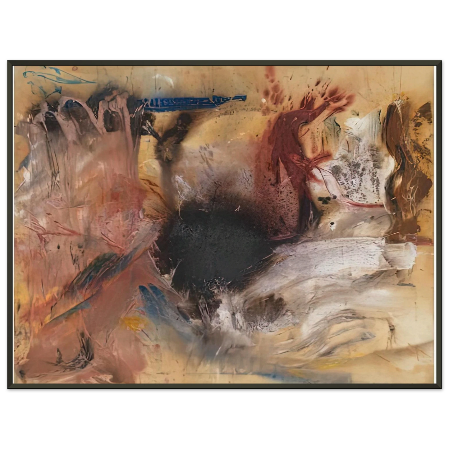 Helen Frankenthaler Sun Spot 1954 Framed Art Print - Aluminum Frame - 70x100 cm / 28x40 inches