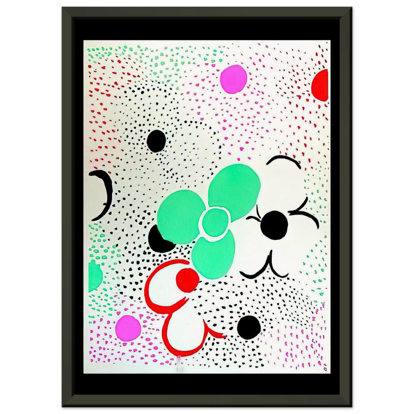 Sonia Delaunay COMPOSITION Framed Art Print - Aluminum Frame - 60x80 cm / 24x32 inches