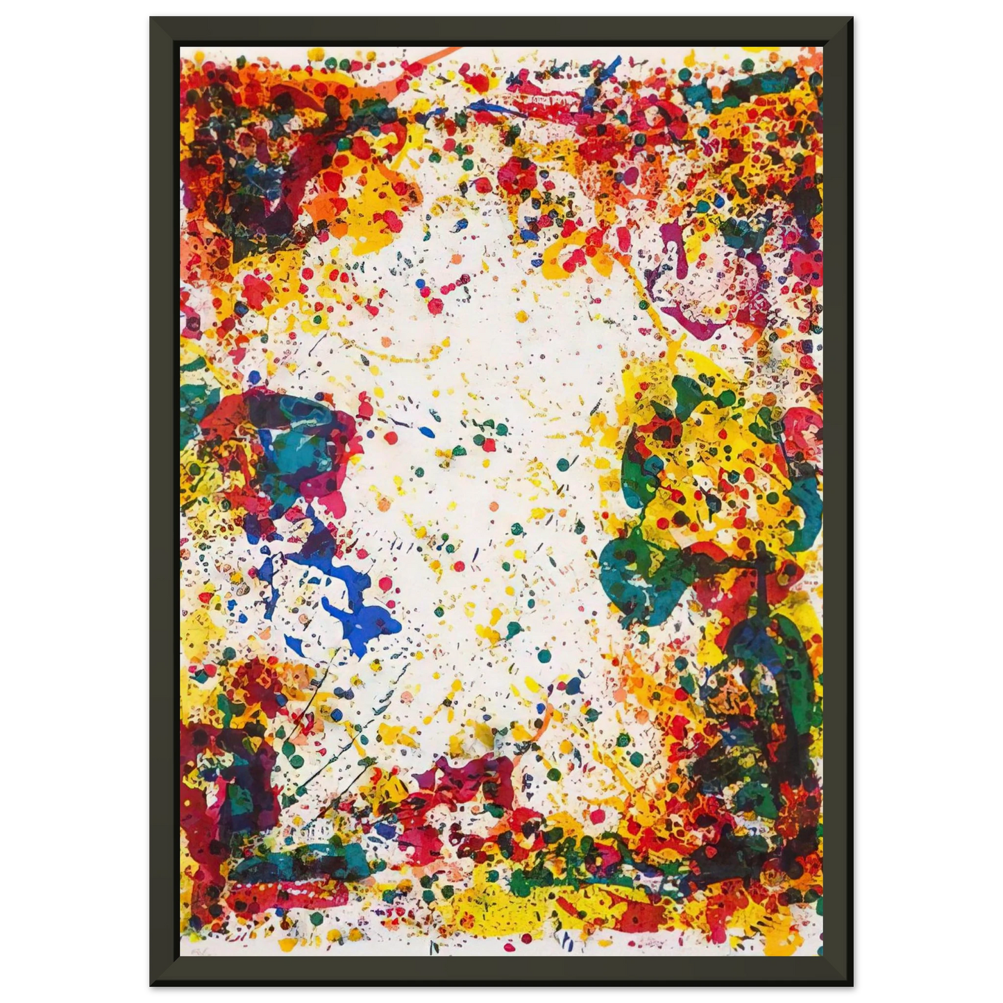 Sam Francis  Freshet Framed Art Print  - Aluminum Frame - 40x50 cm / 16x20 inches