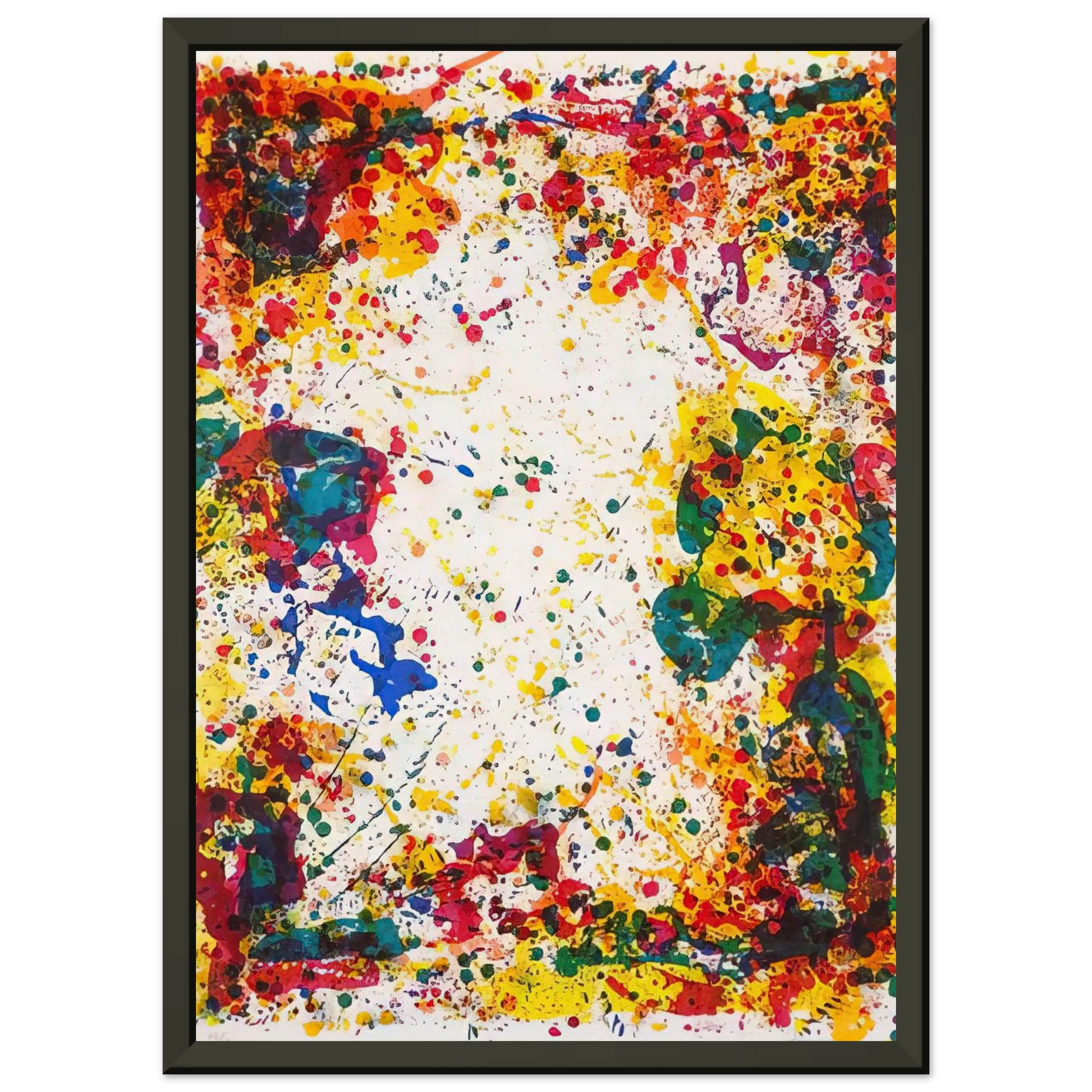 Sam Francis  Freshet Framed Art Print  - Aluminum Frame - 40x50 cm / 16x20 inches