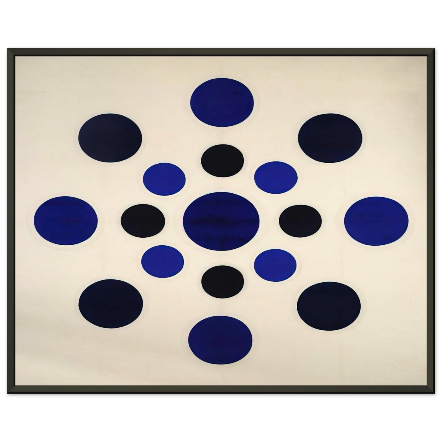 Thomas Downing On Blue 1963 Framed Art Print - Aluminum Frame - 70x100 cm / 28x40 inches