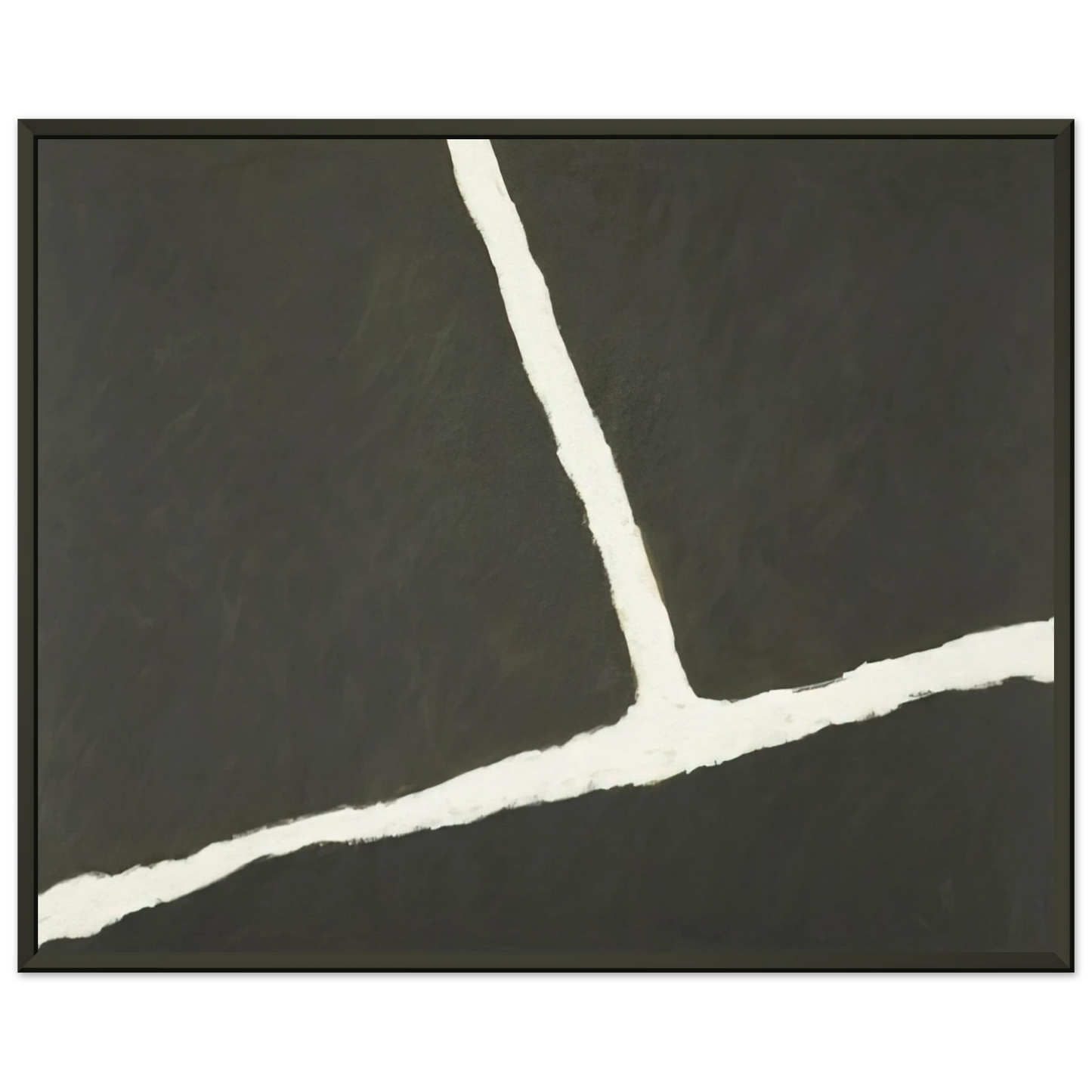 Raoul De Keyser Krijtlijnen HV 1977 Framed Art Print - Aluminum Frame - 70x100 cm / 28x40 inches