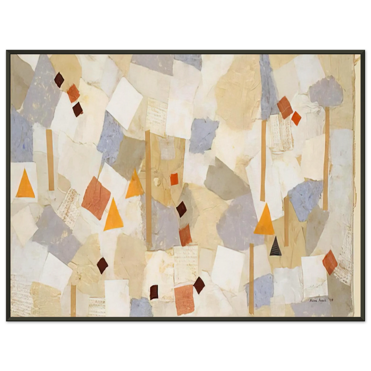 Anne Ryan Number 547 1954 Framed Art Print - Aluminum Frame - 40x50 cm / 16x20 inches