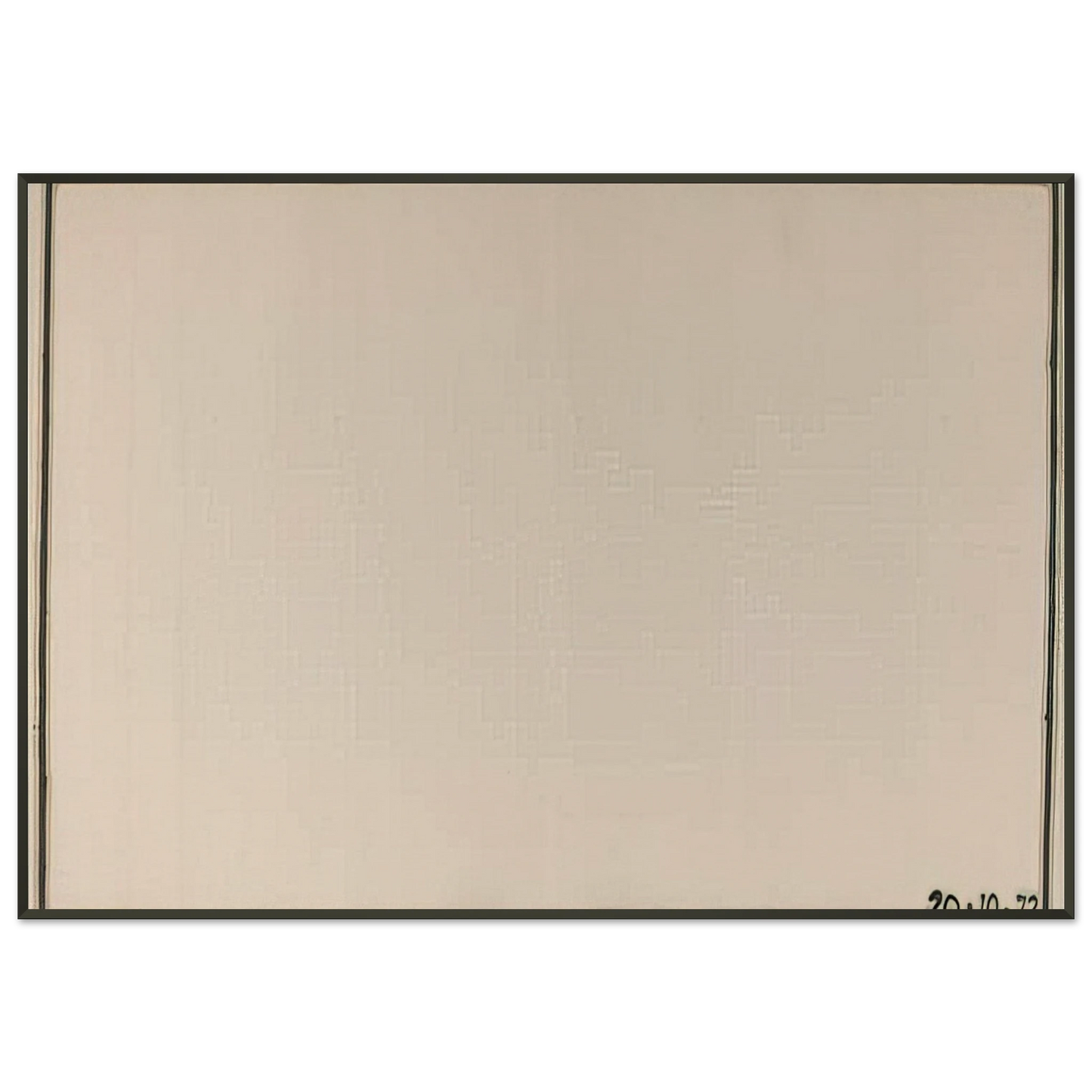 Bob Law Mr Paranoia VII 201072 No 106 1972 Framed Art Print - Aluminum Frame - 21x29.7 cm / 8x12"