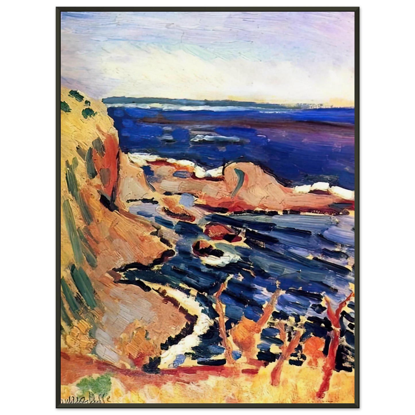Henri Matisse LA MOULADE 1905 Framed Art Print - Aluminum Frame - 40x50 cm / 16x20 inches