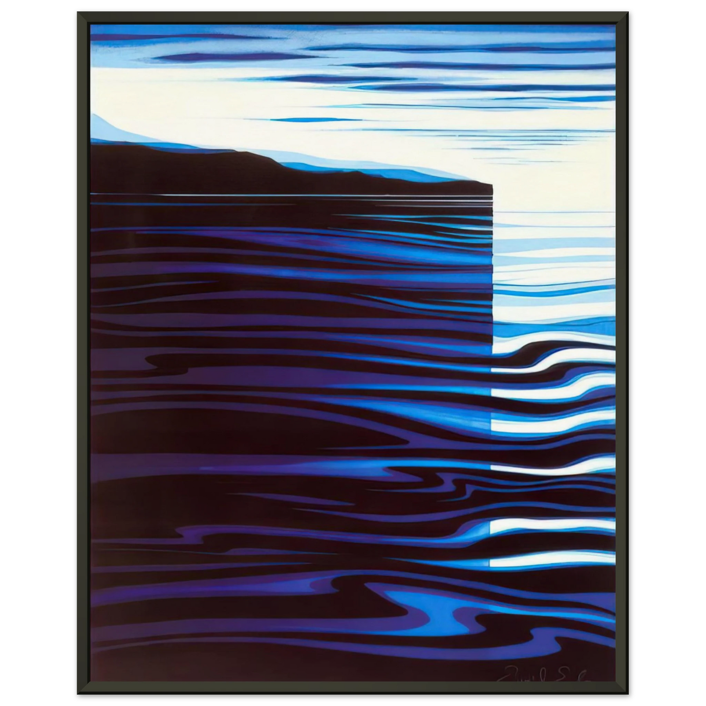 Eyvind Earle  Reflections Framed Art Print  - Aluminum Frame - 70x100 cm / 28x40 inches