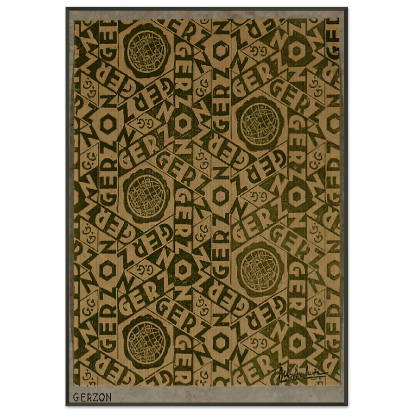 MC Escher  ESCHER 19 Framed Art Print  - Aluminum Frame - 21x29.7 cm / 8x12"