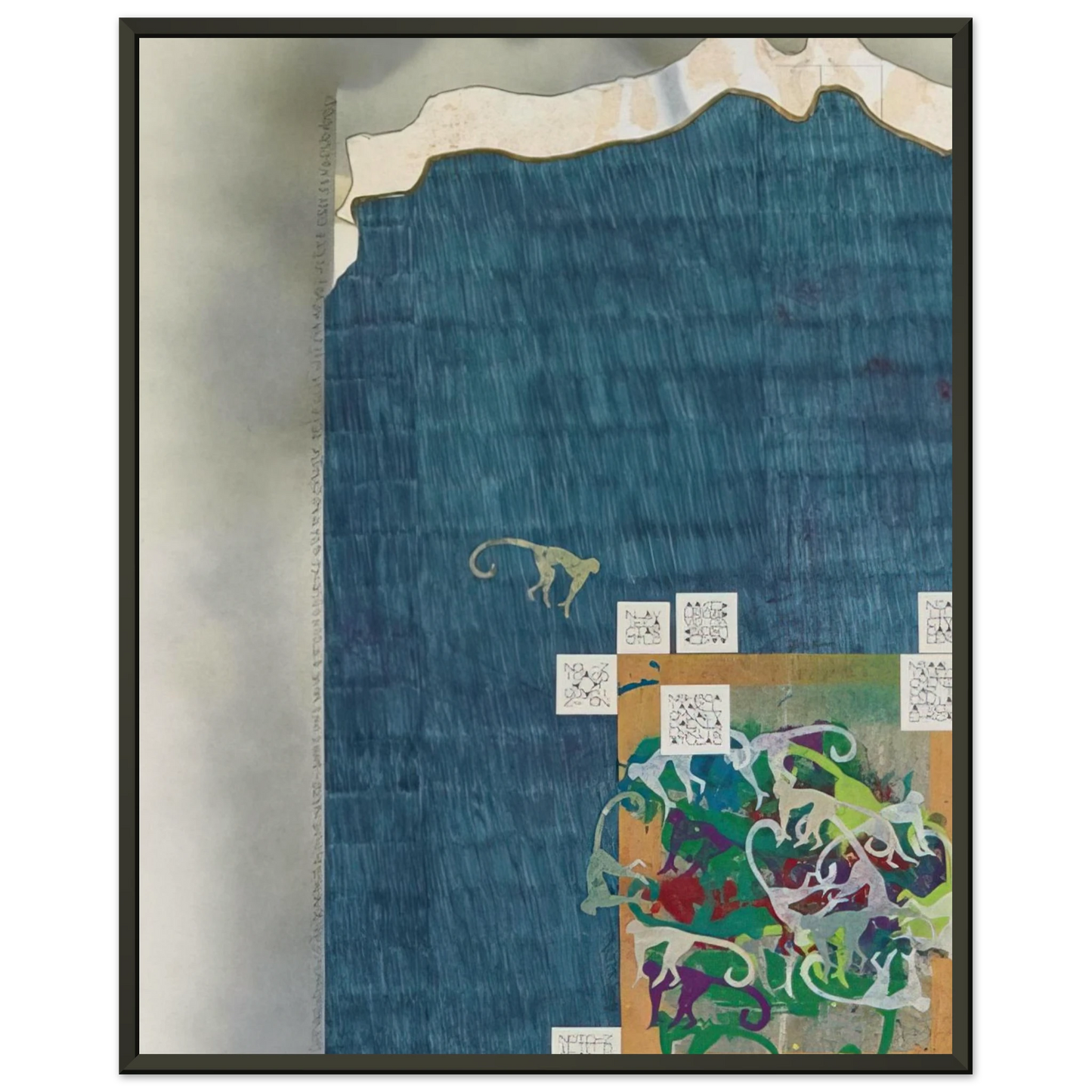 Alighiero Boetti UNTITLED Framed Art Print - Aluminum Frame - 70x100 cm / 28x40 inches