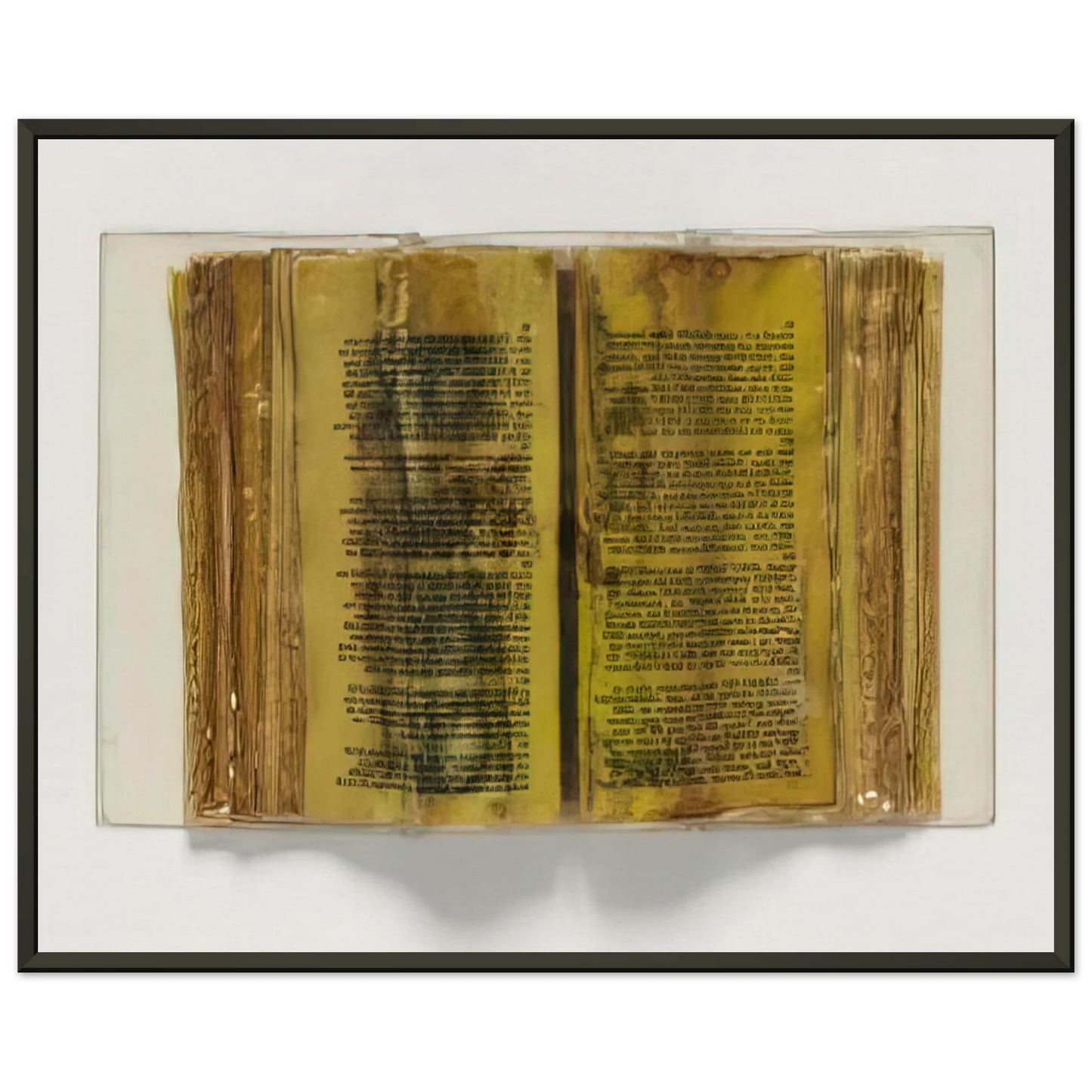 Dieter Roth Poemetrie 1970 Framed Art Print - Aluminum Frame - 70x100 cm / 28x40 inches
