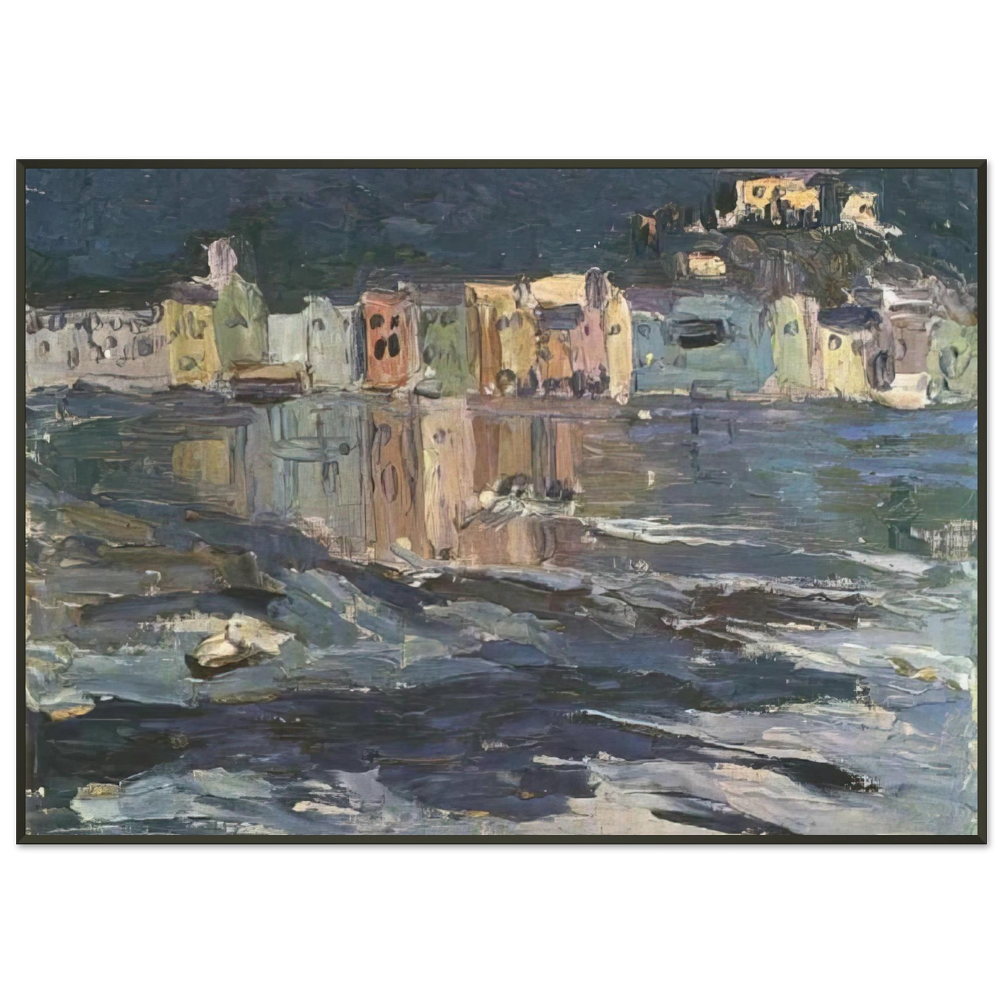 Wassily Kandinsky SANTA MARGUERITE 1906 Framed Art Print - Aluminum Frame - 21x29.7 cm / 8x12"
