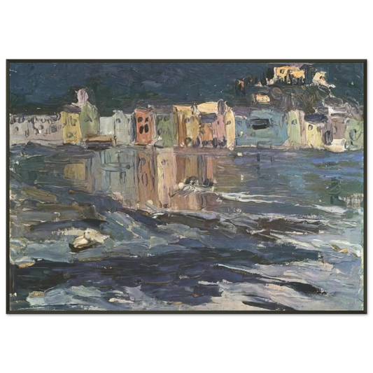 Wassily Kandinsky  SANTA MARGUERITE 1906 Framed Art Print  - Aluminum Frame - 21x29.7 cm / 8x12"